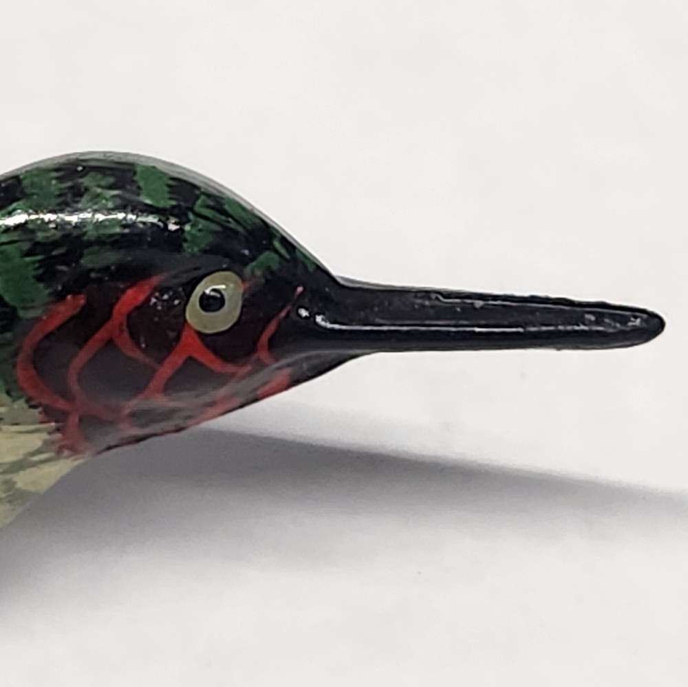 Vintage Hand Painted Hummingbird Letter Opener Laquered - Picture 3 of 12
